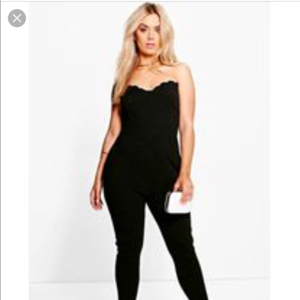 BooHoo Plus size jumpsuit