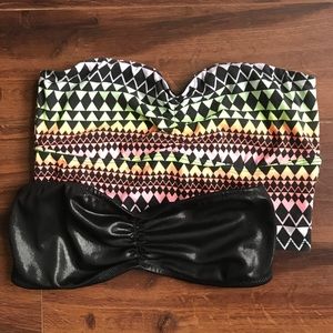 Set of 2 Victoria's Secret PINK bandeau tops