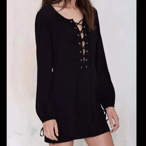 Kendall + Kylie long sleeve dress