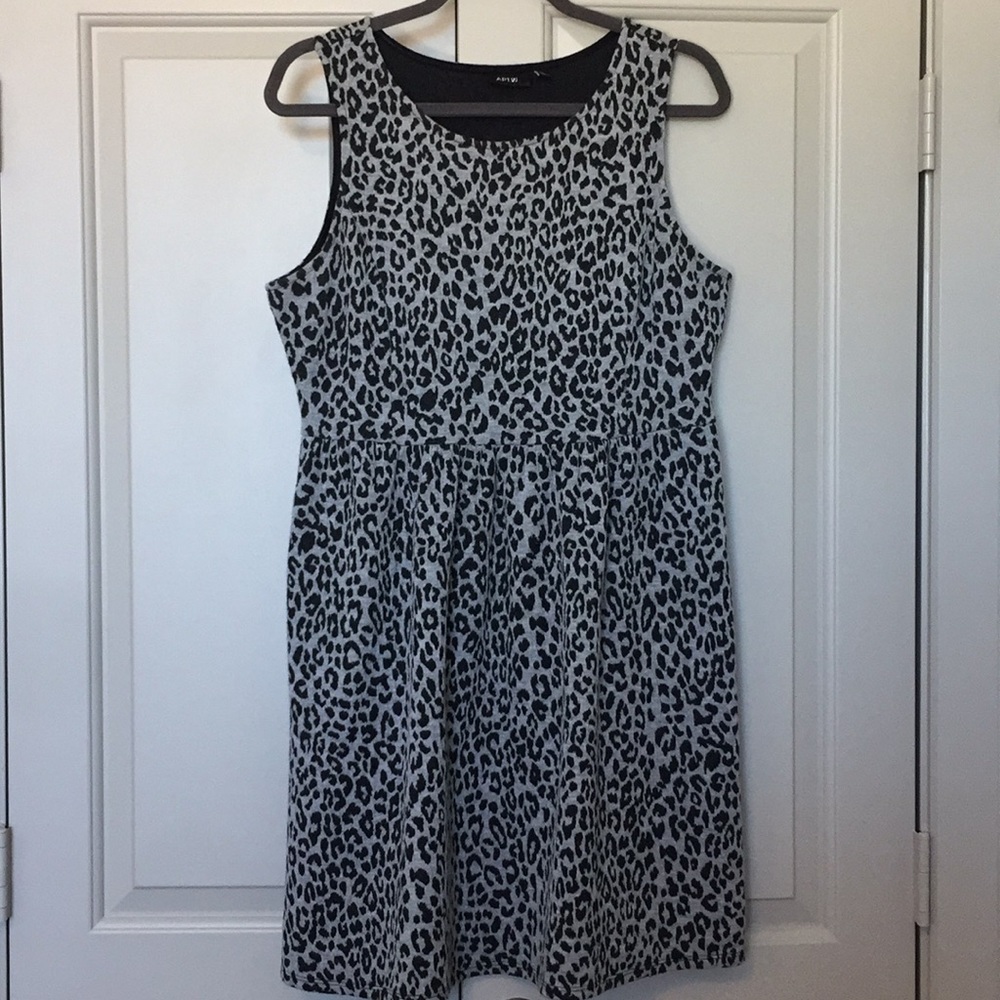 Leopard print dress