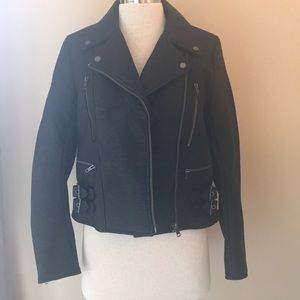 Free People Vegan Leather Jacket