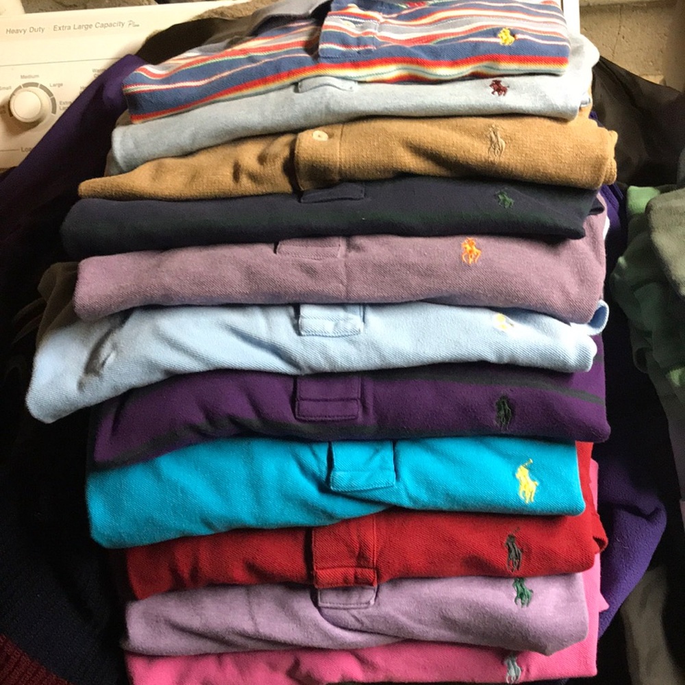 Polo and Lacoste shirts Lg size
