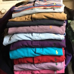Polo and Lacoste shirts Lg size