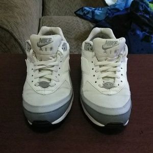 White and grey Nike Air Max