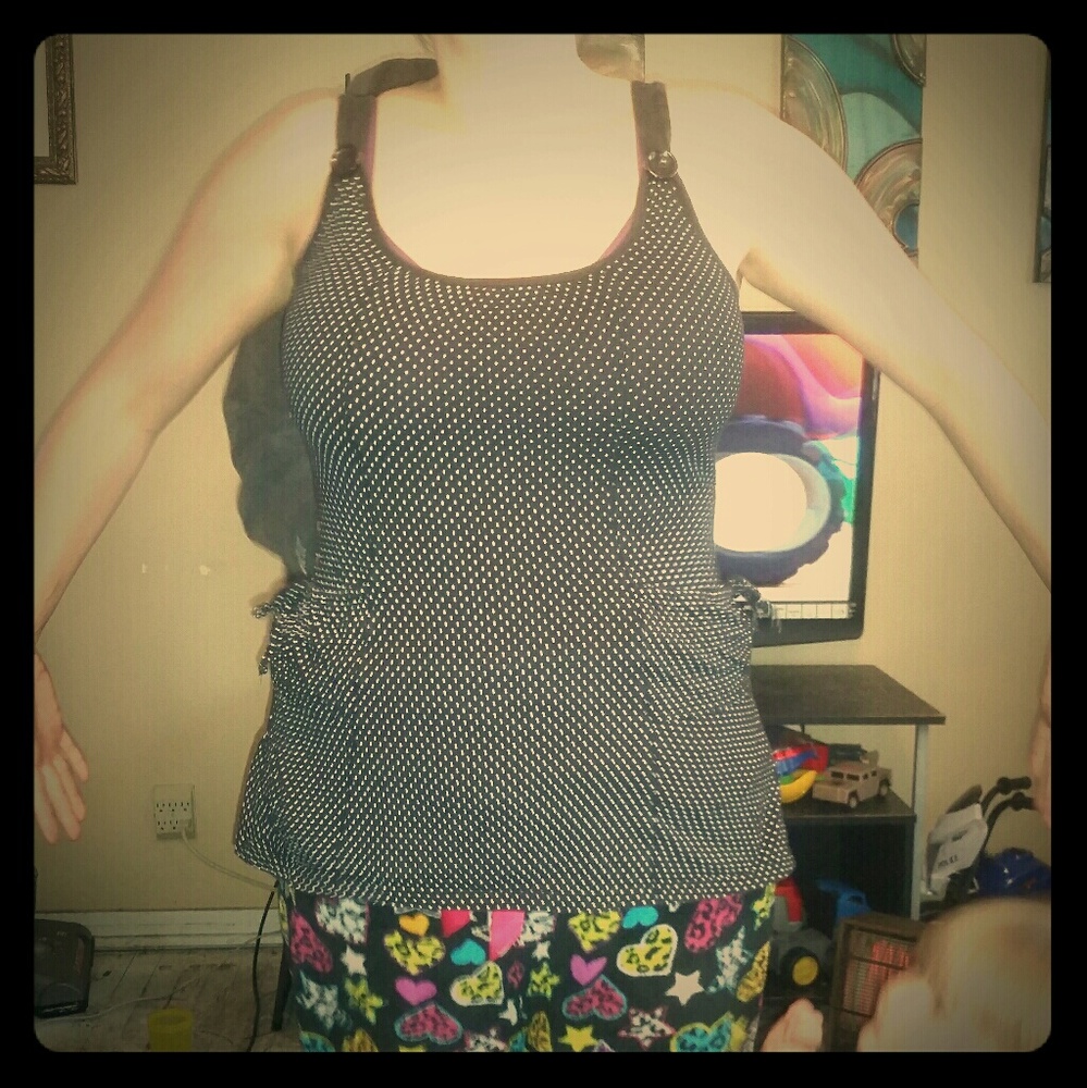 Cute black summer tank