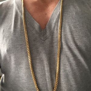 9KT 40 INCH YELLOW GOLD CHAIN 70 GRAMS