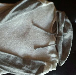 Light weight gray and white hoodie