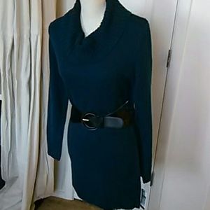 Brand New!! AB Studio Sweater with Belt!
