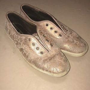 Authentic rose gold keds shoes.