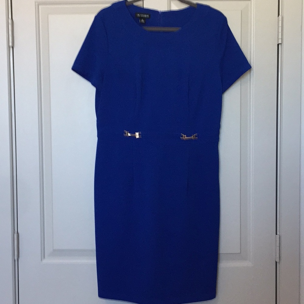Blue dress I.n studio worn once!