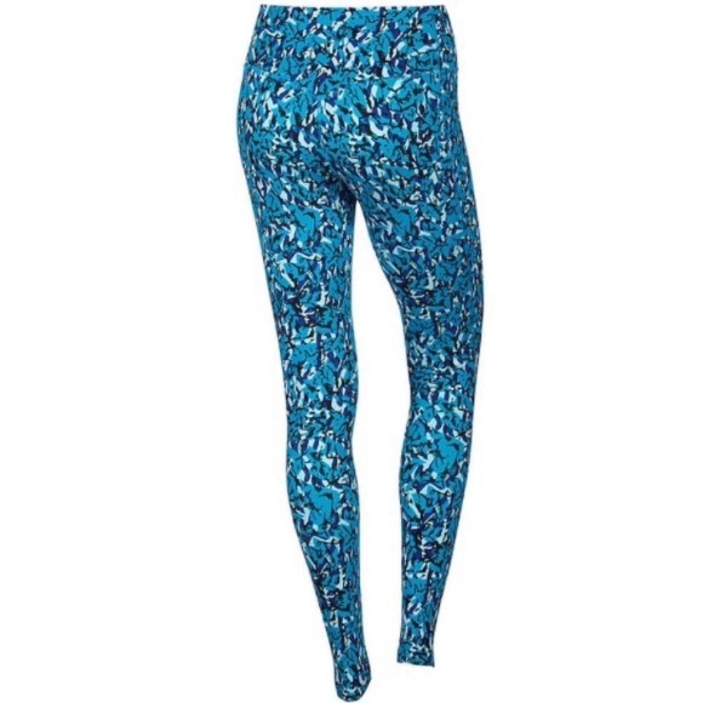 Nike Aqua Print Legend Dri-Fit 2.0 Leggings NWT - Picture 2 of 4