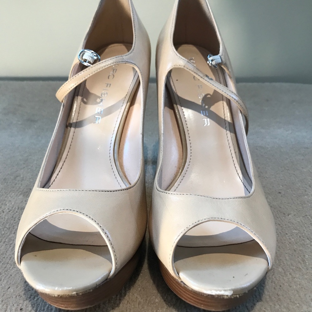Marc Fisher Mary Jane Peep Toe Pumps