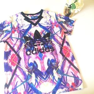 Adidas Tops Addidas Originals Florera Abstract Floral Tee Poshmark