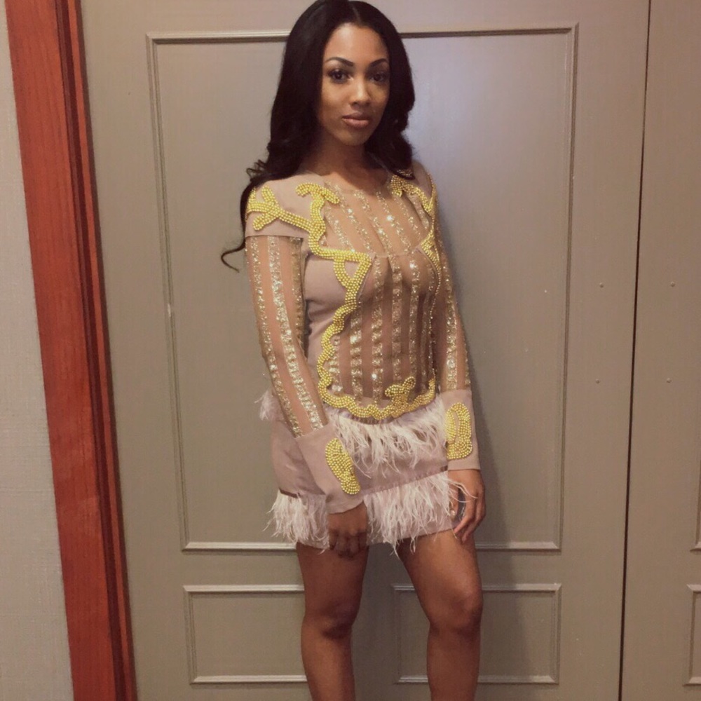 Nude dress