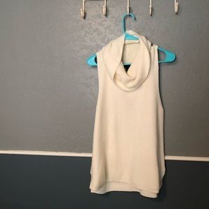Cream White House Black Market Sweater