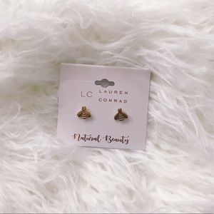 LC Lauren Conrad Honey Bee Earrings NWT