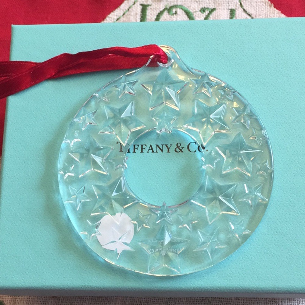 Tiffany & Co. Crystal Wreath Ornament