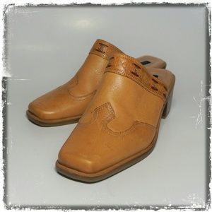 Brazilian Leather Clogs
