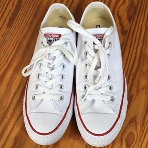Brand new Women's white converse all-star