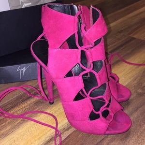 TWICE WORN Magenta Giuseppe Zanotti Sandals
