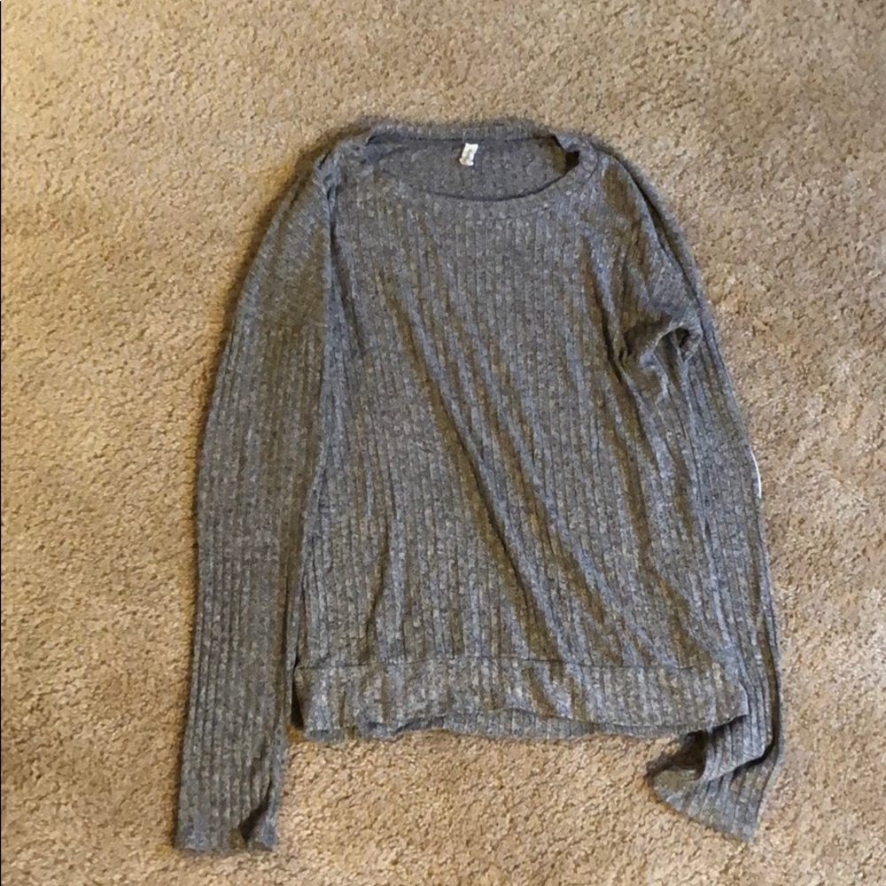 Boutique sweater with elbow pads