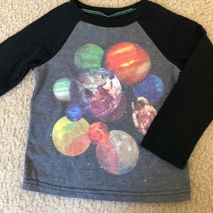 Space long sleeve tshirt