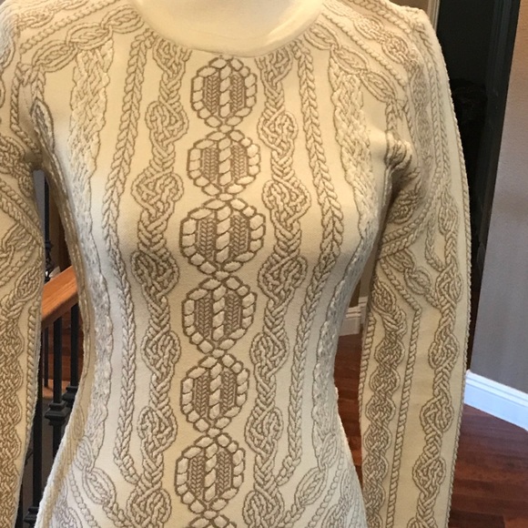 Bcbg Jaime Cable-Knit Inspired Jacquard Dress❌SOLD❌ - Picture 2 of 8