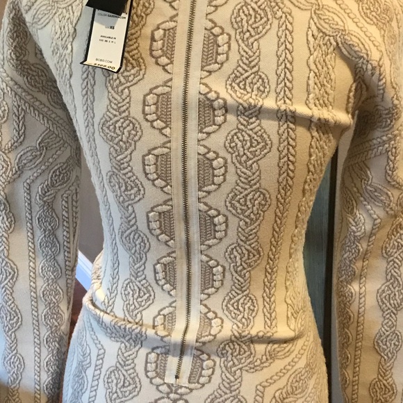Bcbg Jaime Cable-Knit Inspired Jacquard Dress❌SOLD❌ - Picture 4 of 8