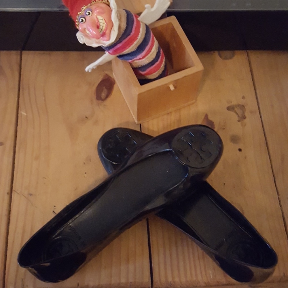 Tory Burch black flats.