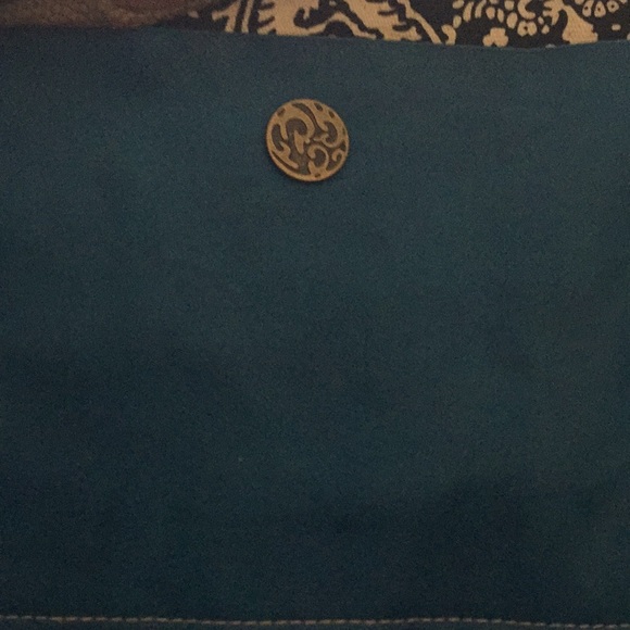 CLOTH AN FAUX LEATHER PURSE NEW - Picture 8 of 8