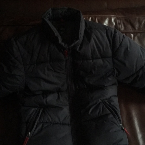 Gap kids navy winter puff coat L like new - Picture 1 of 3
