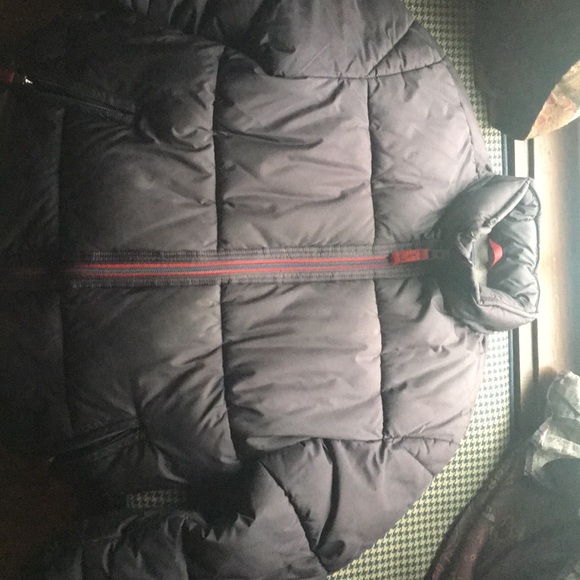 Gap kids navy winter puff coat L like new - Picture 2 of 3