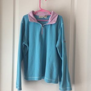 Kids blue half zip