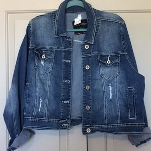 Distressed Denim jacket