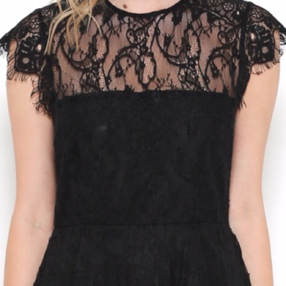 LBD black Lace Cocktail Dress - Picture 5 of 5