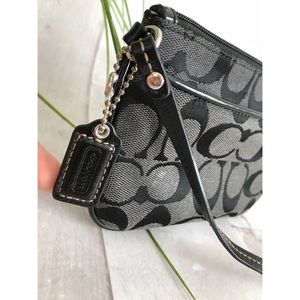 Black Coach Wristlet