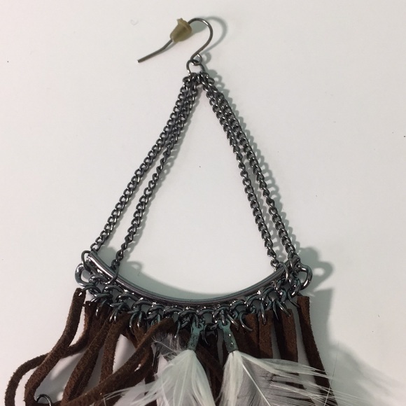 🆕 Brown Feathered earring - Picture 4 of 7