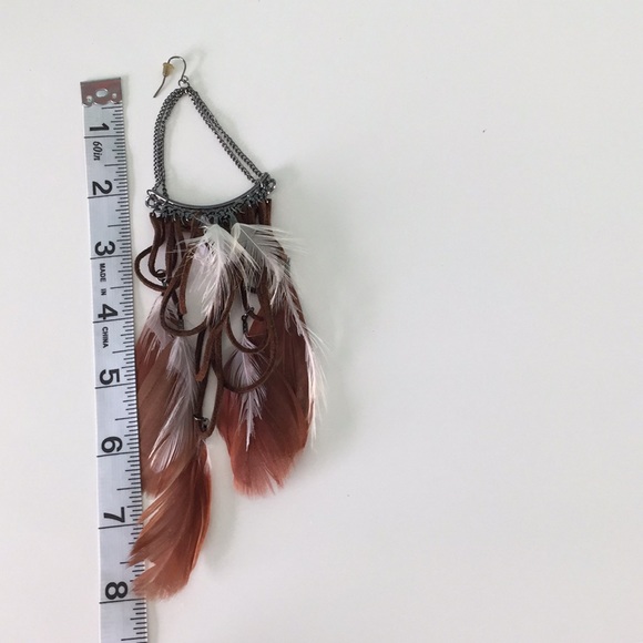 🆕 Brown Feathered earring - Picture 7 of 7
