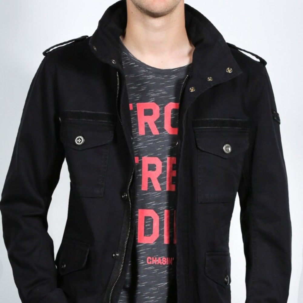 Diesel J-Chika M-65 Style Military Jacket