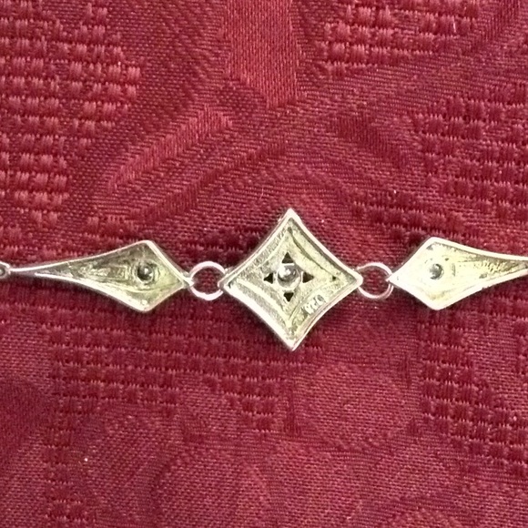 Vintage Signed Anatoli Sterling Silver Bracelet - Picture 4 of 8