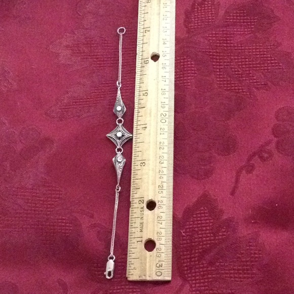 Vintage Signed Anatoli Sterling Silver Bracelet - Picture 6 of 8