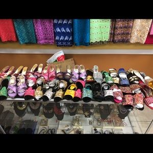 Shoes, jewelry, laces