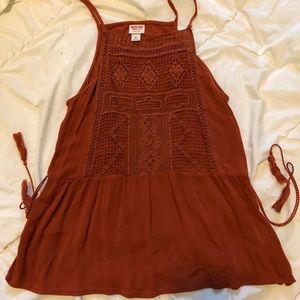 Cute burnt orange tank!!