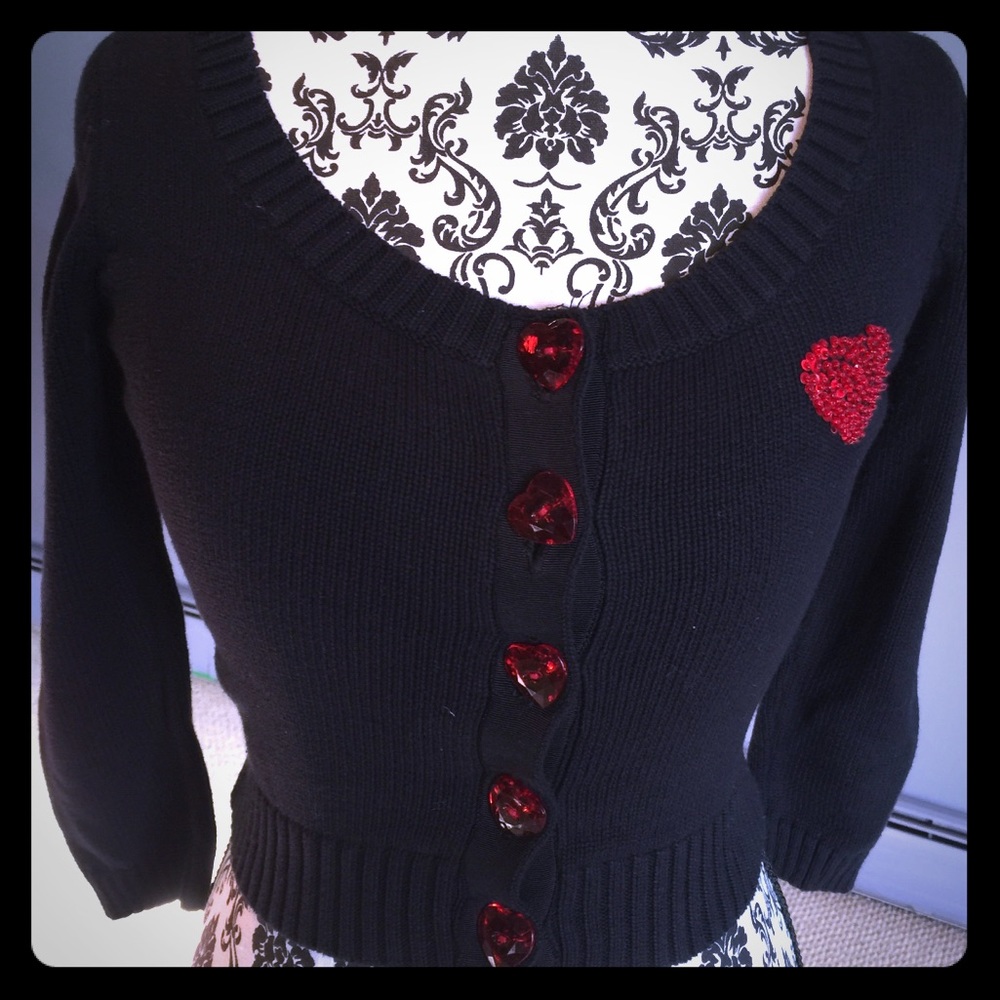 Betsy Johnson black sweater