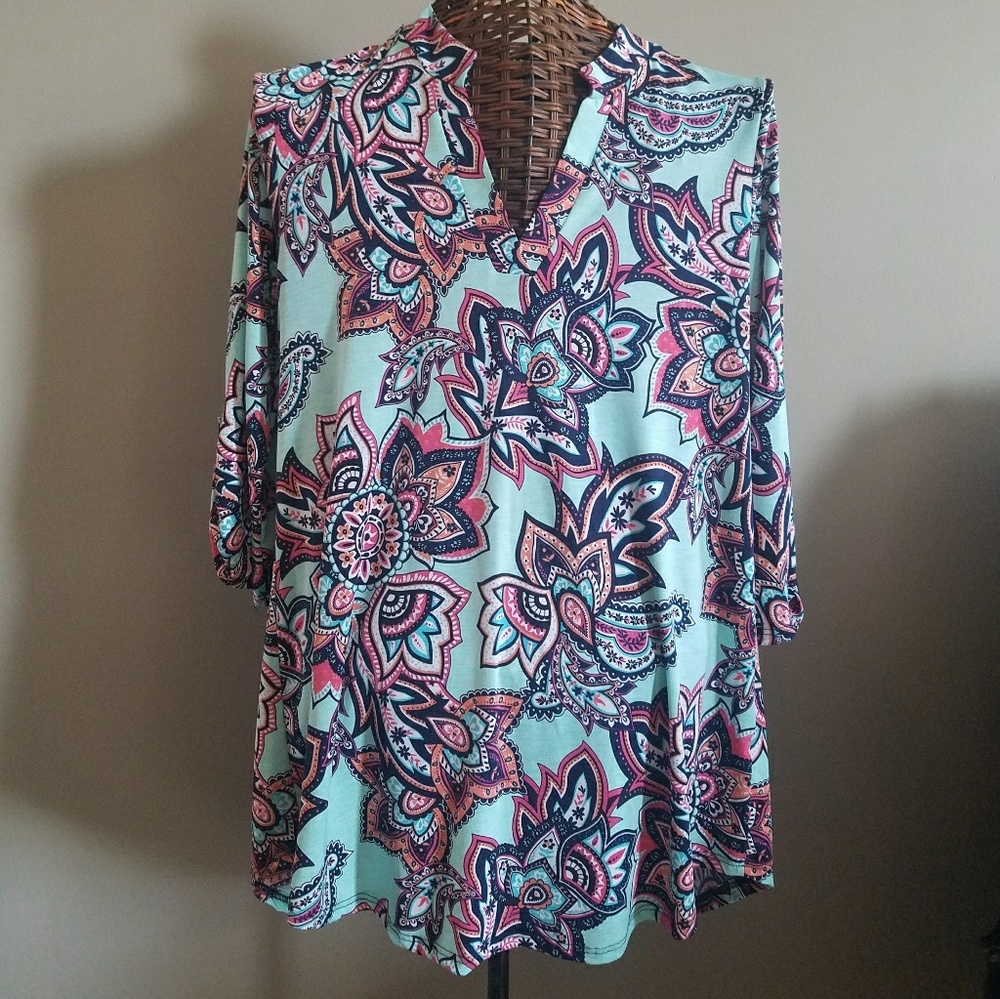 Womens Beautiful Paisley Grace Shirt