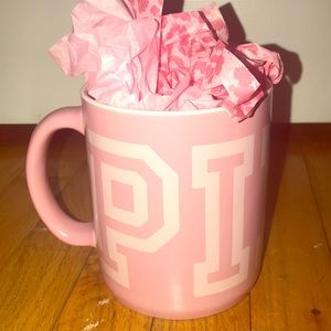 Vs pink coffee cup