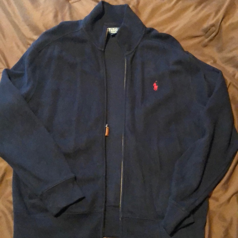 Polo Ralph Lauren Navy Blue Zip-Up Jacket