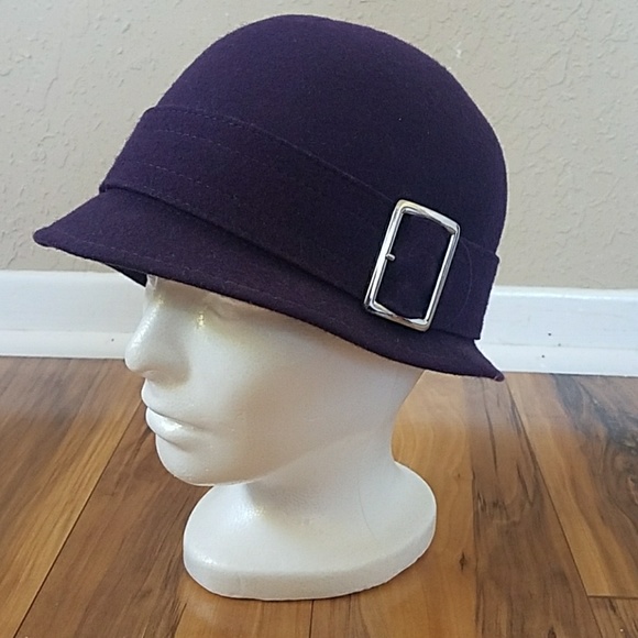 Banana Republic Accessories - Banana Republic Bucket Hat Wool Deep purple
