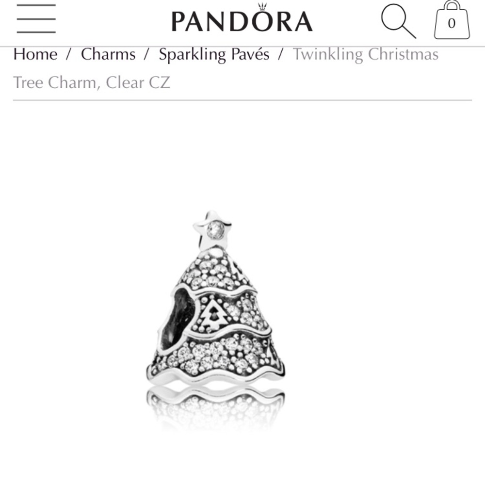 ✨Pandora Christmas tree🎄charm✨
