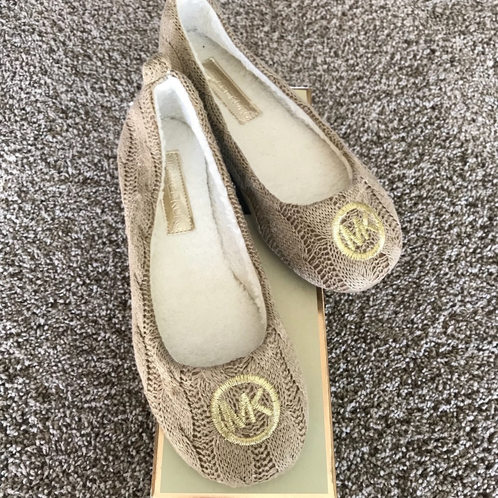 New in Box Michael Kors Woven Ballet Slippers